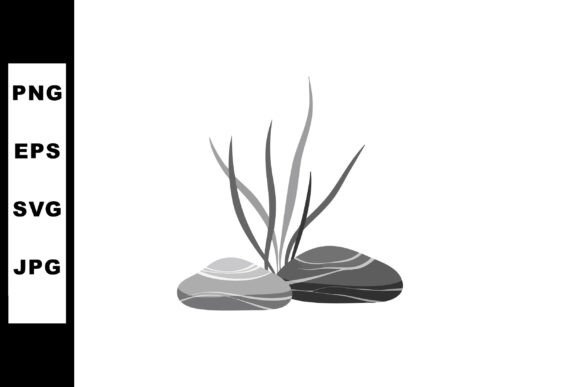 Creating Serene Landscapes with Decorative River Rocks and Tall Grass