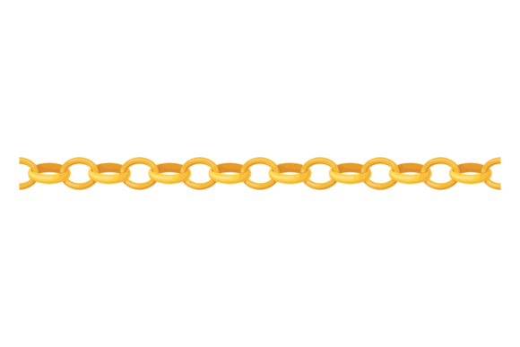 Elevate Designs with Golden Chain Borders