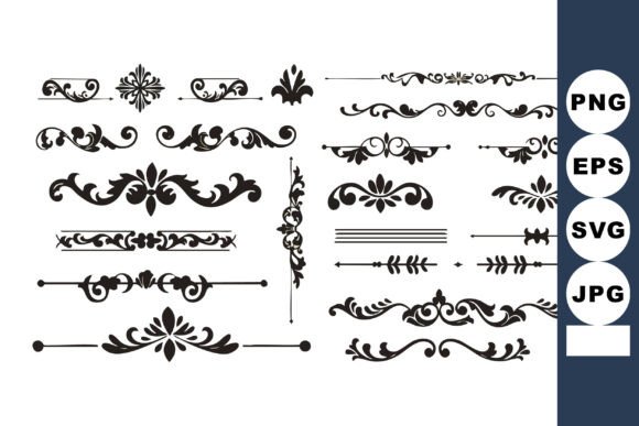 Elevate Your Designs with Vintage Ornamental Decorative Borders