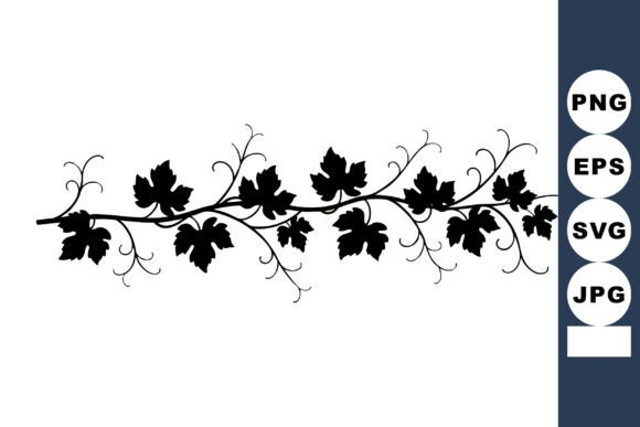 Elevating Brand Identity: The Strategic Power of the Black Grapevine Silhouette Decorative Border