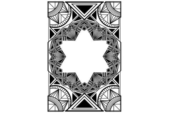 Elevating Brand Identity with the Timeless Precision of Decorative Frame Art Deco Black