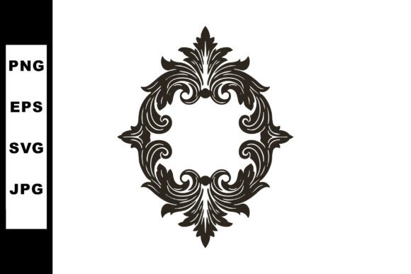Elevating Brand Narratives with the Decorative Vintage Ornamental Frame