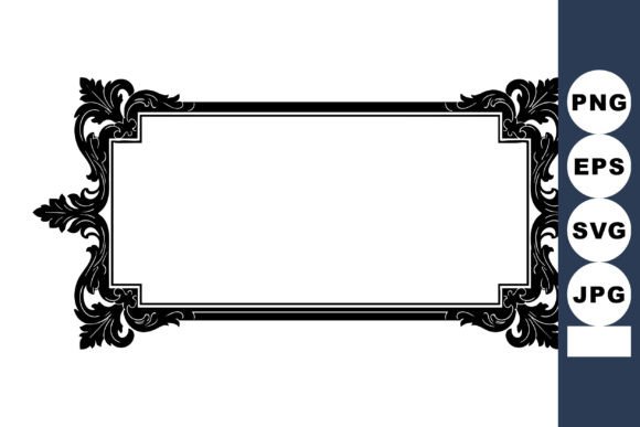 Elevating Design Projects with a Decorative Vintage Black Frame Ornament