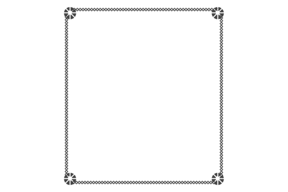 Elevating Visual Content with the Decorative Blank Frame Geometric Line S