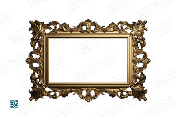 Evaluating Decorative Gold Frame PNG Assets for Digital Design
