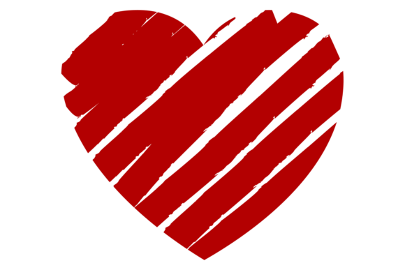 Evaluating the Decorative Heart Shape in Modern Marker Style for Design Projects