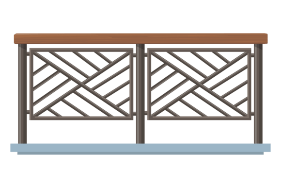 Integrating Decorative Metal Railing and Geometric Ornaments into Professional Design Workflows
