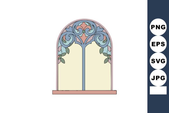 Integrating the Decorative Gothic Style Window Frame with Wit into Your Creative Workflow