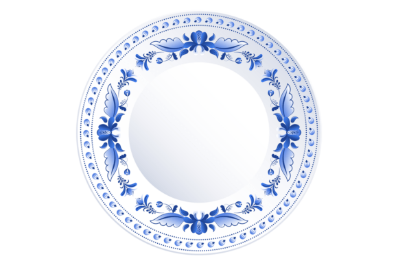Mastering the Decorative Ornate Plate Top View: Empty Designs for Professional Results