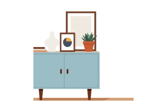 Modern Blue Sideboard: Style Meets Function