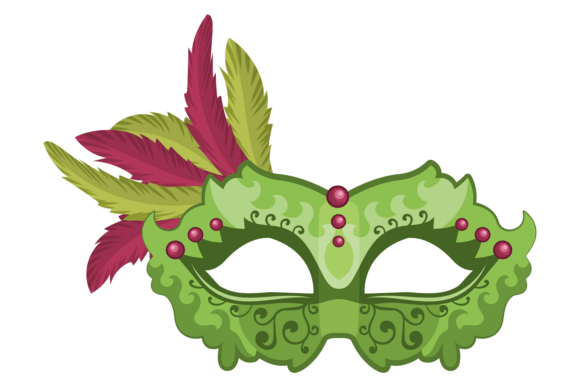 Opera Mask: The Green Face Accessory Icon