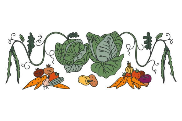Practical Applications of Botanical Decorative Different Vegetable Patterns in Modern Design