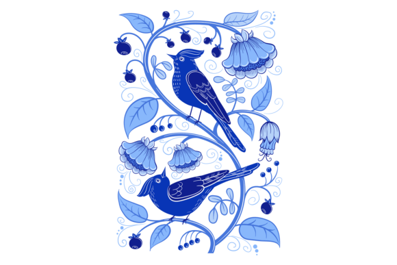 Reviving Nature: The Enduring Appeal of Birds on Floral Branch Decorative Motifs