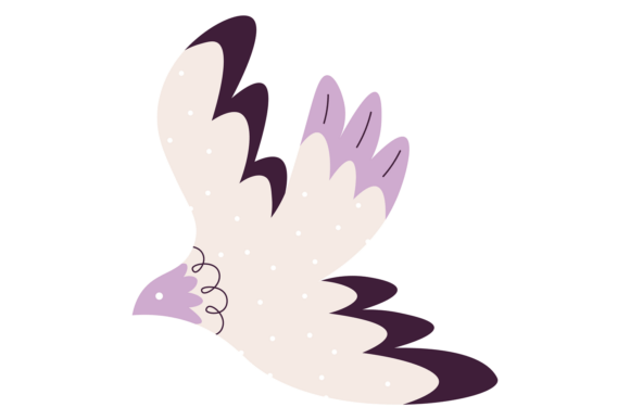 Scandinavian Bird Design: Decorative Shapes & Patterns