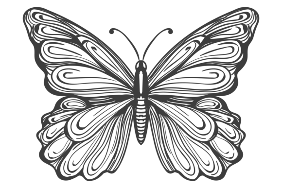 Strategic Integration of Decorative Butterfly Drawing and Wild Fauna in Visual Branding