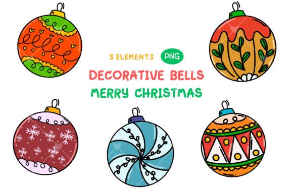 The Art of Hand-Drawn Holiday Cheer: Elevating Your Projects with Digital Decorative Bells