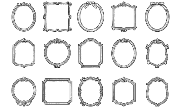 Timeless Elegance: The Vintage Decorative Ornate Frame
