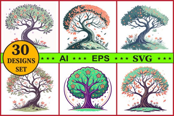 Unlocking Creative Potential: A Complete Guide to Decorative Tree Vector Clipart