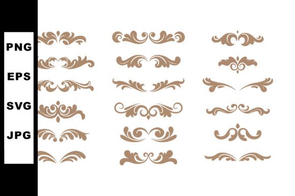 Unlocking the Potential of Decorative Vintage Brown Floral Ornaments for Modern Design